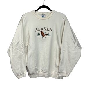 Vintage Alaska Embroidered Crewneck Sweatshirt sz XL